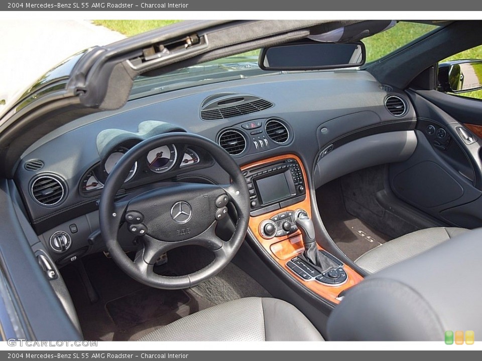 Charcoal Interior Dashboard for the 2004 Mercedes-Benz SL 55 AMG Roadster #144620329