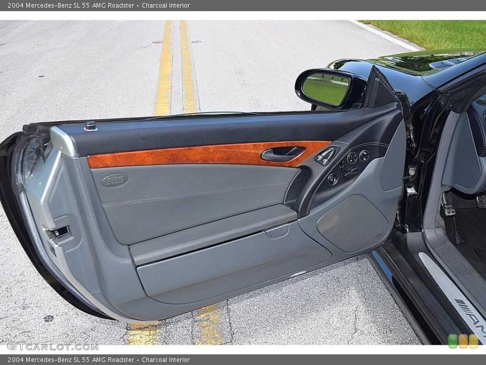 Charcoal Interior Door Panel for the 2004 Mercedes-Benz SL 55 AMG Roadster #144620374