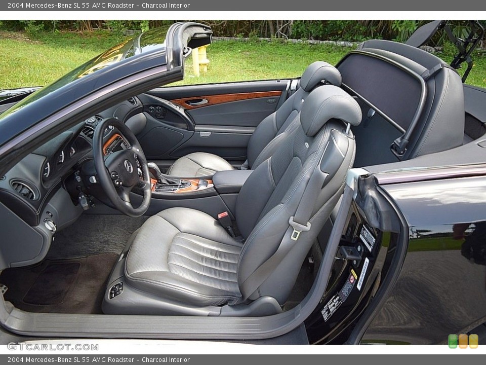 Charcoal Interior Front Seat for the 2004 Mercedes-Benz SL 55 AMG Roadster #144620407