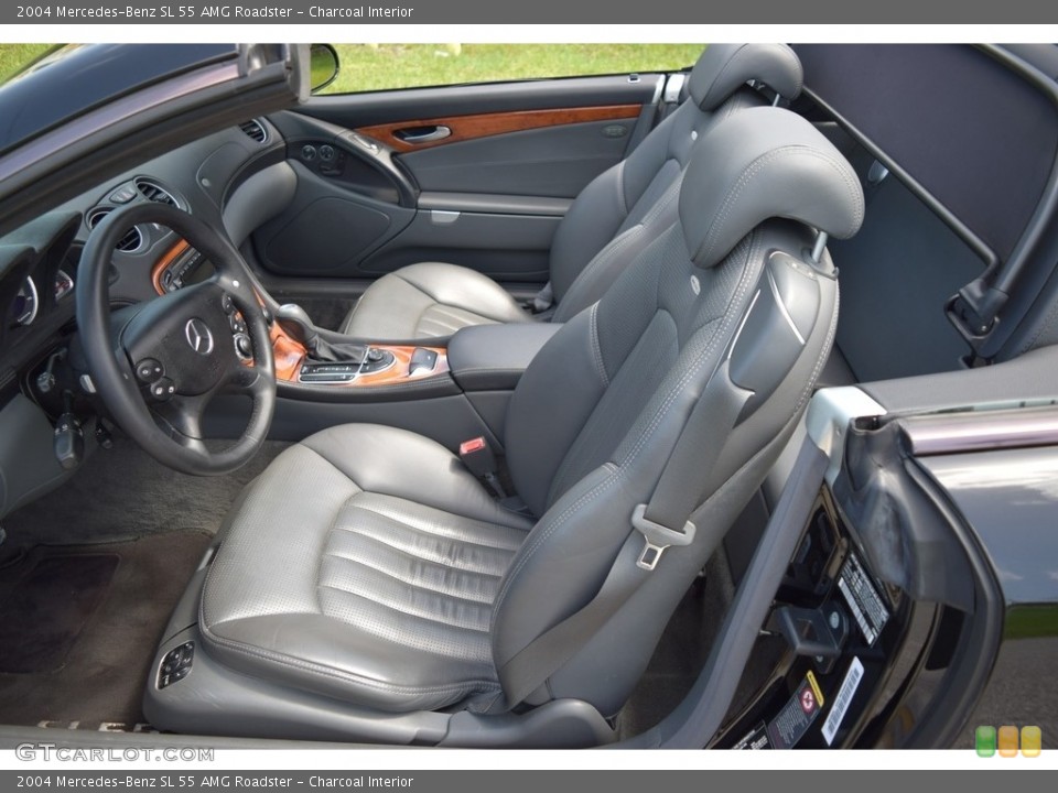 Charcoal Interior Front Seat for the 2004 Mercedes-Benz SL 55 AMG Roadster #144620446