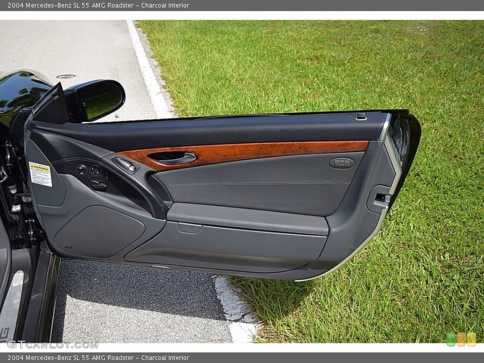Charcoal Interior Door Panel for the 2004 Mercedes-Benz SL 55 AMG Roadster #144620626
