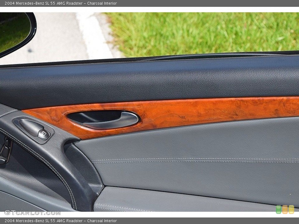 Charcoal Interior Door Panel for the 2004 Mercedes-Benz SL 55 AMG Roadster #144620647