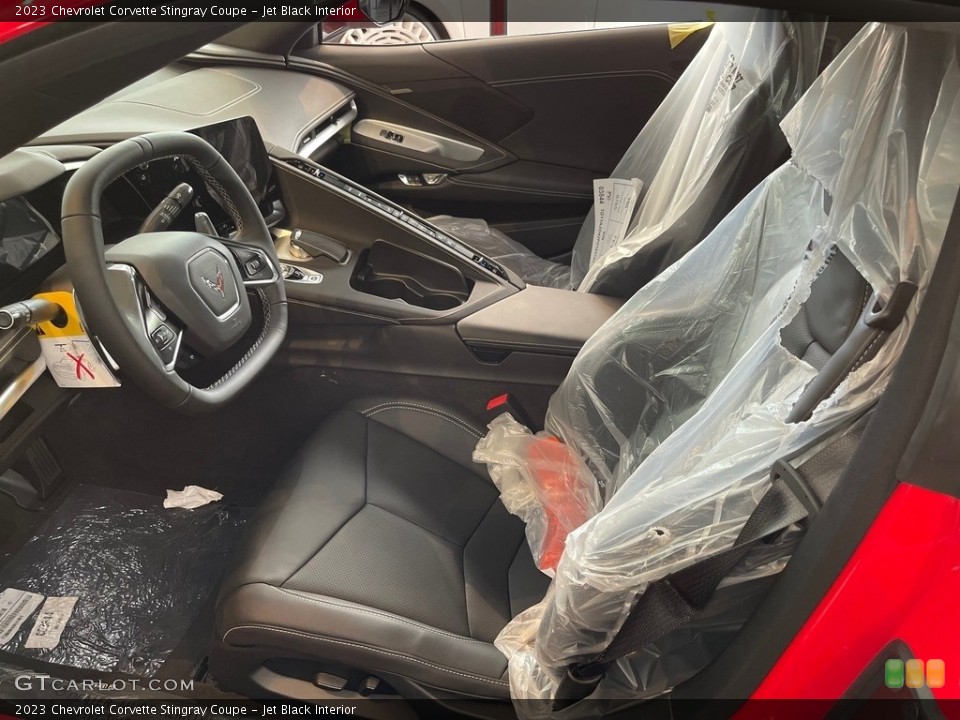 Jet Black Interior Front Seat for the 2023 Chevrolet Corvette Stingray Coupe #144621790