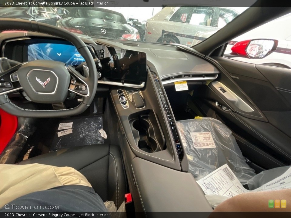 Jet Black Interior Front Seat for the 2023 Chevrolet Corvette Stingray Coupe #144621841