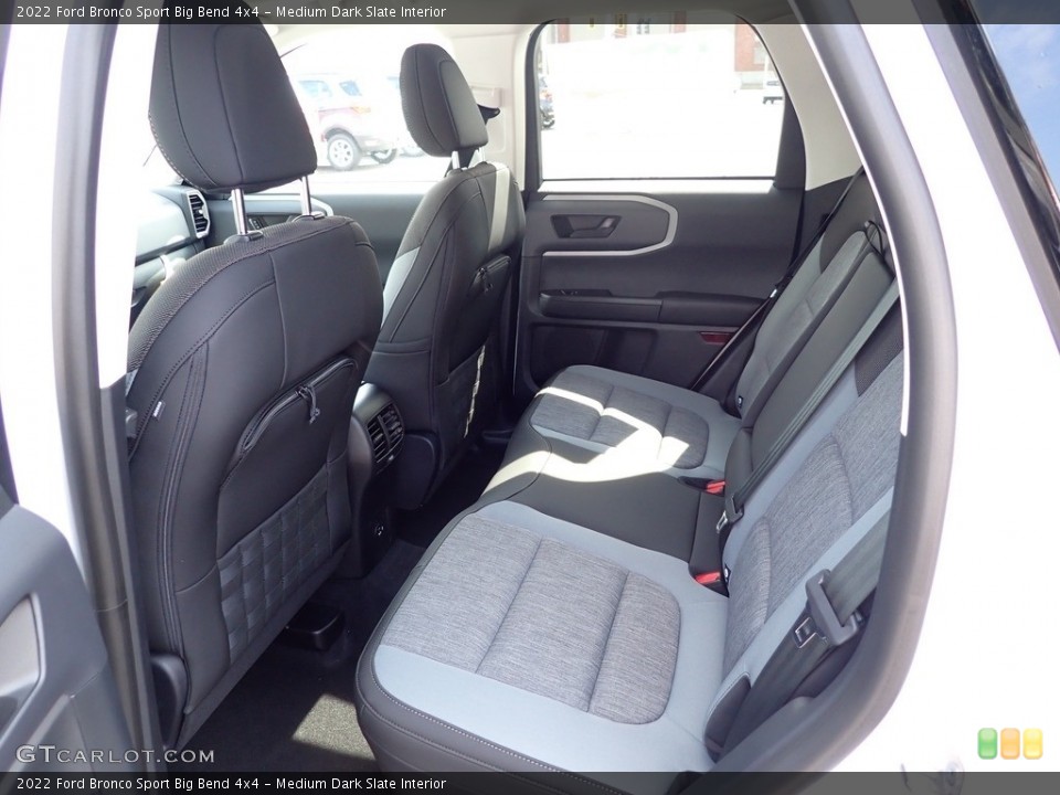 Medium Dark Slate Interior Rear Seat for the 2022 Ford Bronco Sport Big Bend 4x4 #144622138