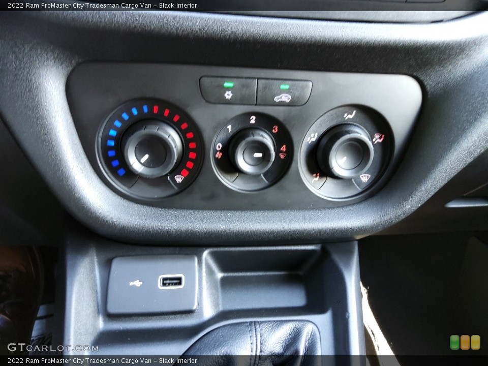 Black Interior Controls for the 2022 Ram ProMaster City Tradesman Cargo Van #144622192