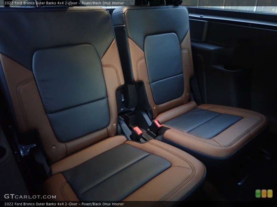Roast/Black Onyx Interior Rear Seat for the 2022 Ford Bronco Outer Banks 4x4 2-Door #144622366