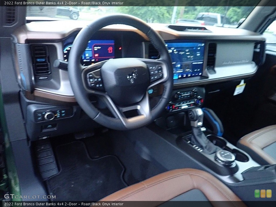 Roast/Black Onyx Interior Dashboard for the 2022 Ford Bronco Outer Banks 4x4 2-Door #144622462