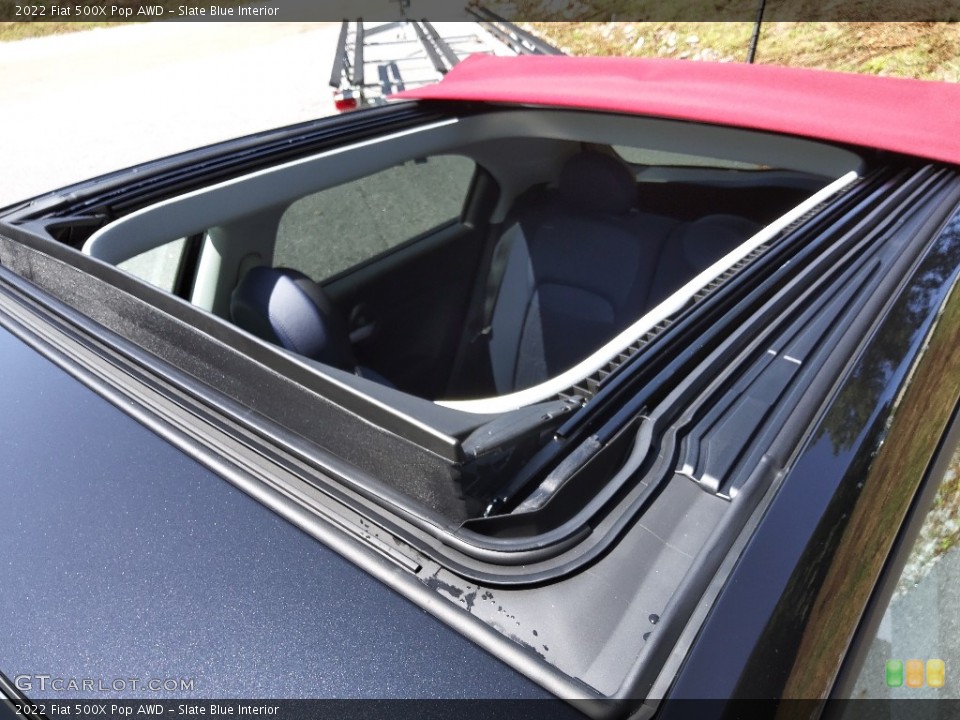 Slate Blue Interior Sunroof for the 2022 Fiat 500X Pop AWD #144622516