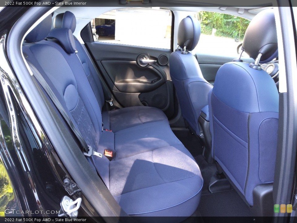 Slate Blue Interior Rear Seat for the 2022 Fiat 500X Pop AWD #144622672