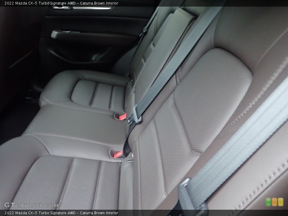 Caturra Brown Interior Rear Seat for the 2022 Mazda CX-5 Turbo Signature AWD #144623461