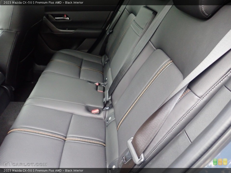 Black Interior Rear Seat for the 2023 Mazda CX-50 S Premium Plus AWD #144623803