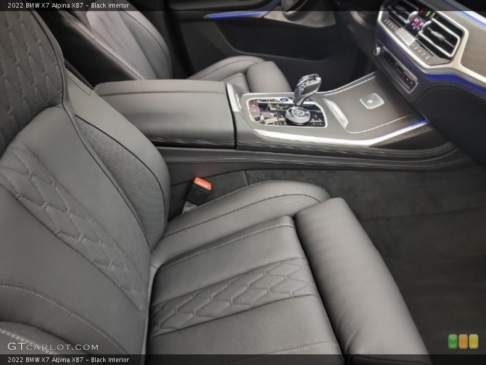 Black Interior Front Seat for the 2022 BMW X7 Alpina XB7 #144623845
