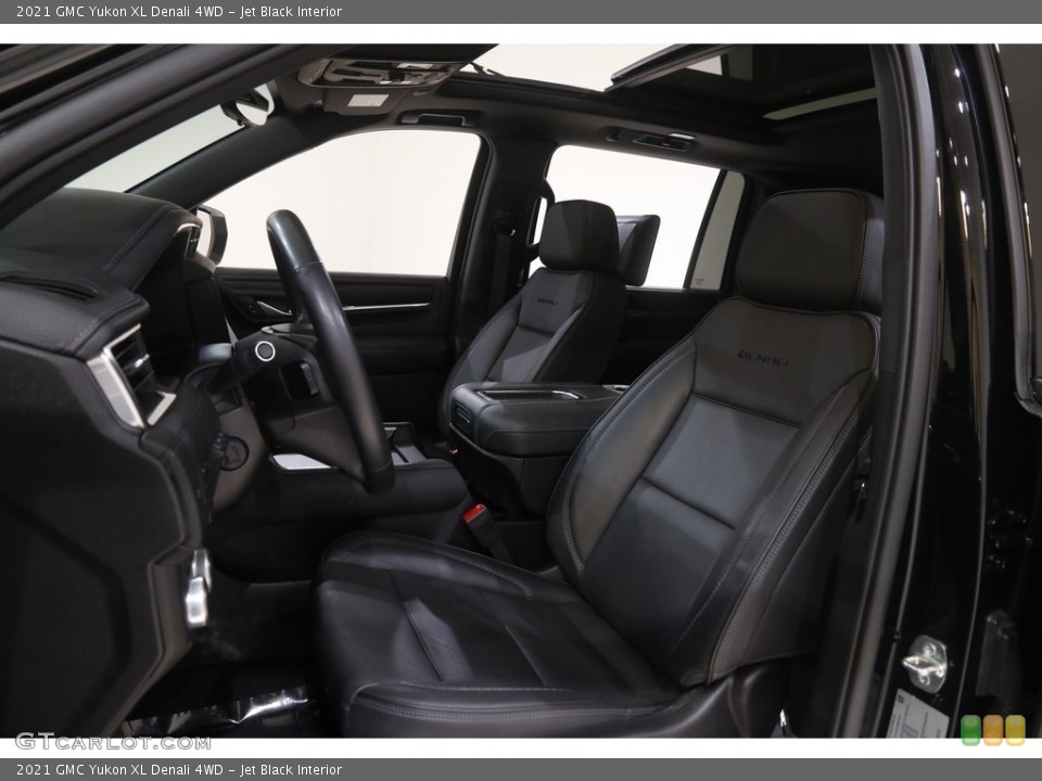 Jet Black Interior Front Seat for the 2021 GMC Yukon XL Denali 4WD #144626212