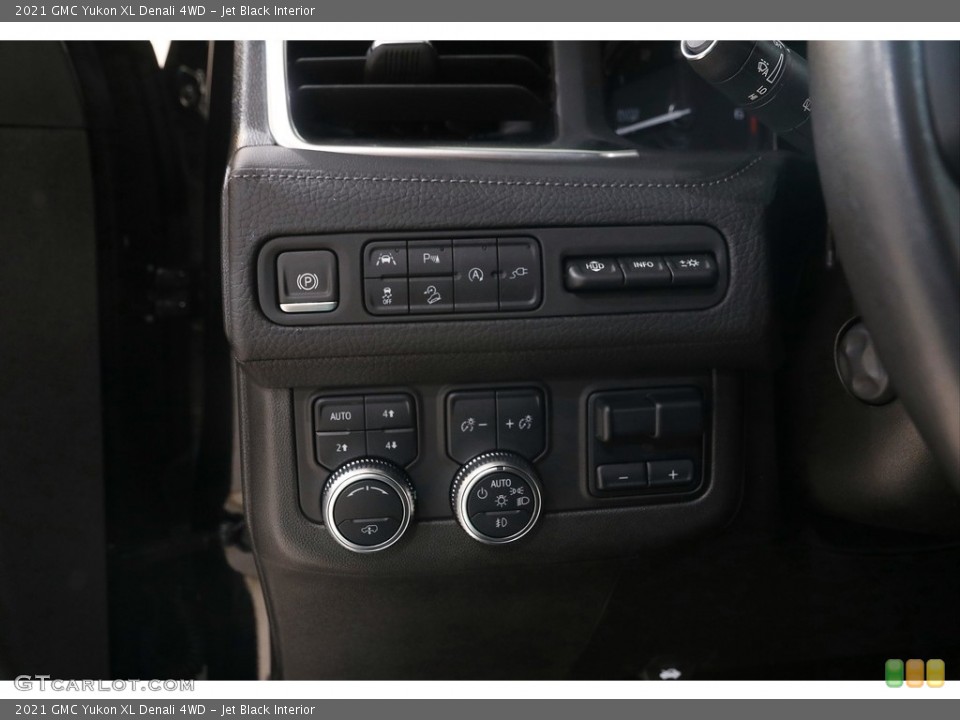 Jet Black Interior Controls for the 2021 GMC Yukon XL Denali 4WD #144626215