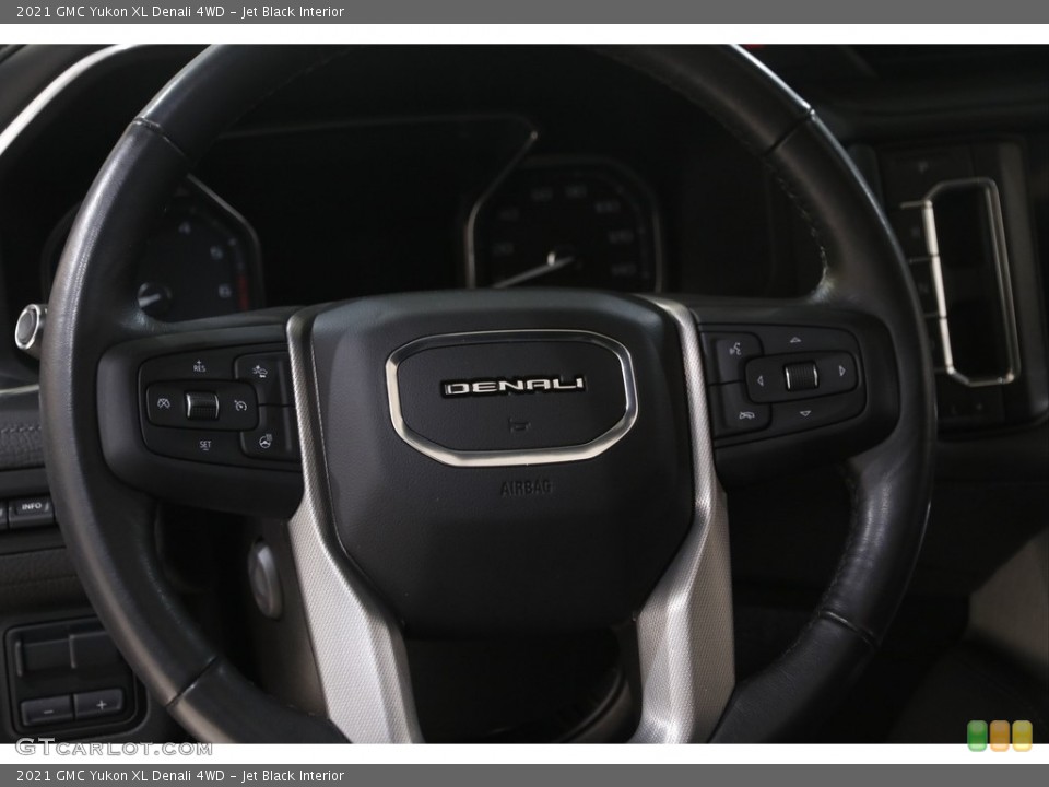 Jet Black Interior Steering Wheel for the 2021 GMC Yukon XL Denali 4WD #144626221