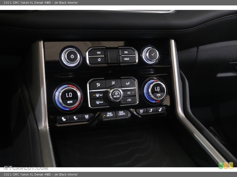 Jet Black Interior Controls for the 2021 GMC Yukon XL Denali 4WD #144626245