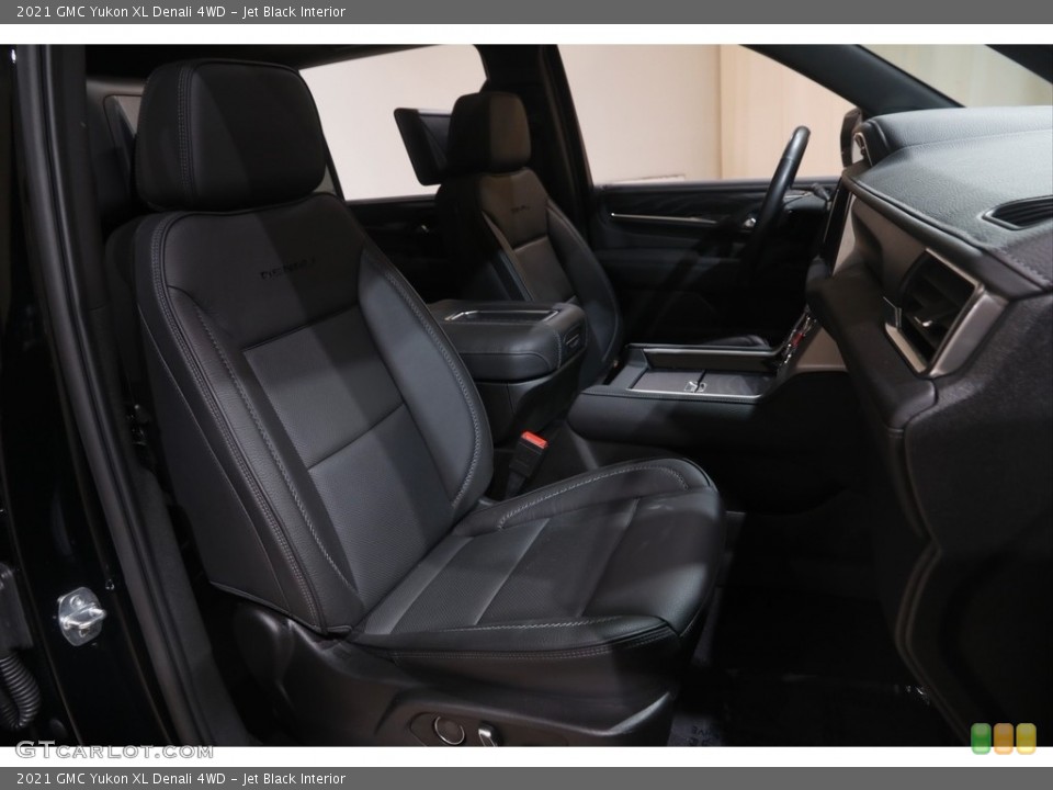 Jet Black Interior Front Seat for the 2021 GMC Yukon XL Denali 4WD #144626257