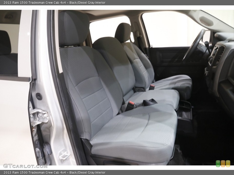 Black/Diesel Gray Interior Front Seat for the 2013 Ram 1500 Tradesman Crew Cab 4x4 #144626410