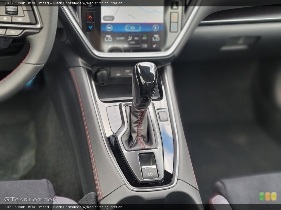 Black Ultrasuede w/Red stitching Interior Transmission for the 2022 Subaru WRX Limited #144626879
