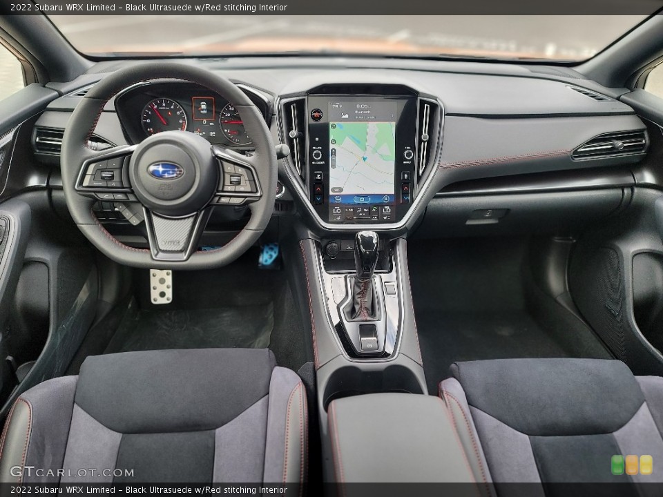 Black Ultrasuede w/Red stitching Interior Photo for the 2022 Subaru WRX Limited #144626900