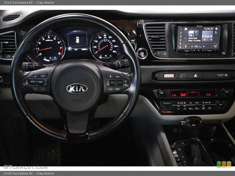 Gray Interior Controls for the 2016 Kia Sedona EX #144627194