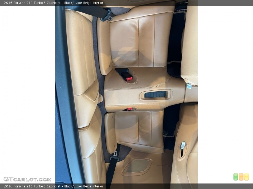 Black/Luxor Beige 2016 Porsche 911 Interiors