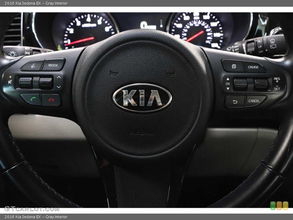 Gray Interior Steering Wheel for the 2016 Kia Sedona EX #144627473