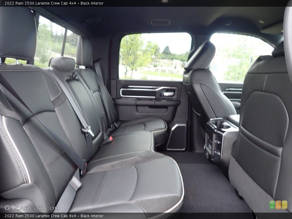 Black Interior Rear Seat for the 2022 Ram 2500 Laramie Crew Cab 4x4 #144628238