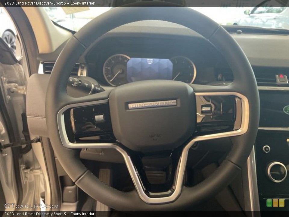 Ebony Interior Steering Wheel for the 2023 Land Rover Discovery Sport S #144629081