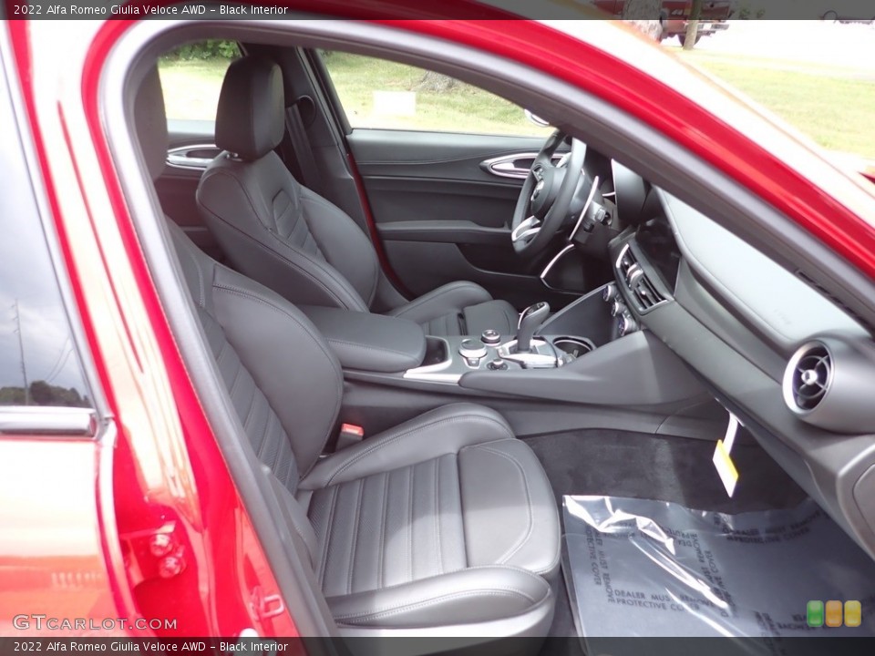 Black Interior Front Seat for the 2022 Alfa Romeo Giulia Veloce AWD #144629231