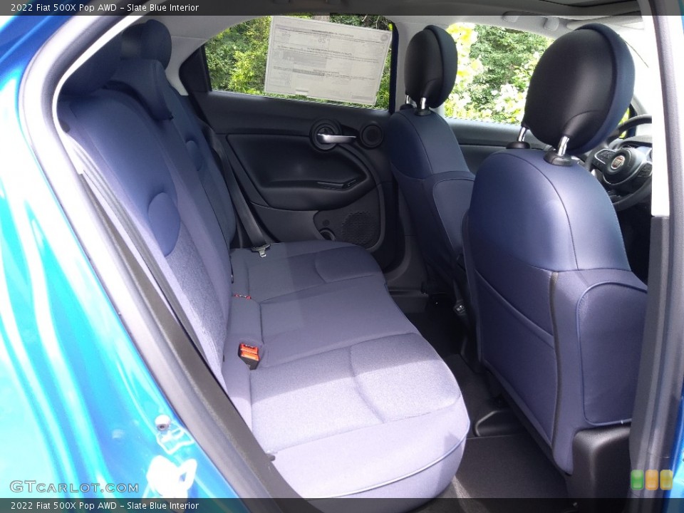 Slate Blue Interior Rear Seat for the 2022 Fiat 500X Pop AWD #144629897