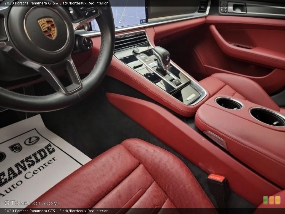 Black/Bordeaux Red Interior Front Seat for the 2020 Porsche Panamera GTS #144629996