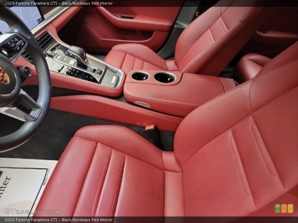 Black/Bordeaux Red Interior Photo for the 2020 Porsche Panamera GTS #144630014