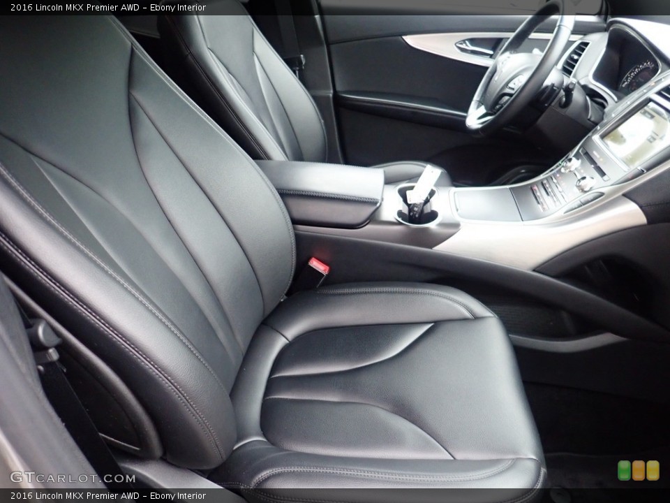 Ebony Interior Front Seat for the 2016 Lincoln MKX Premier AWD #144630035