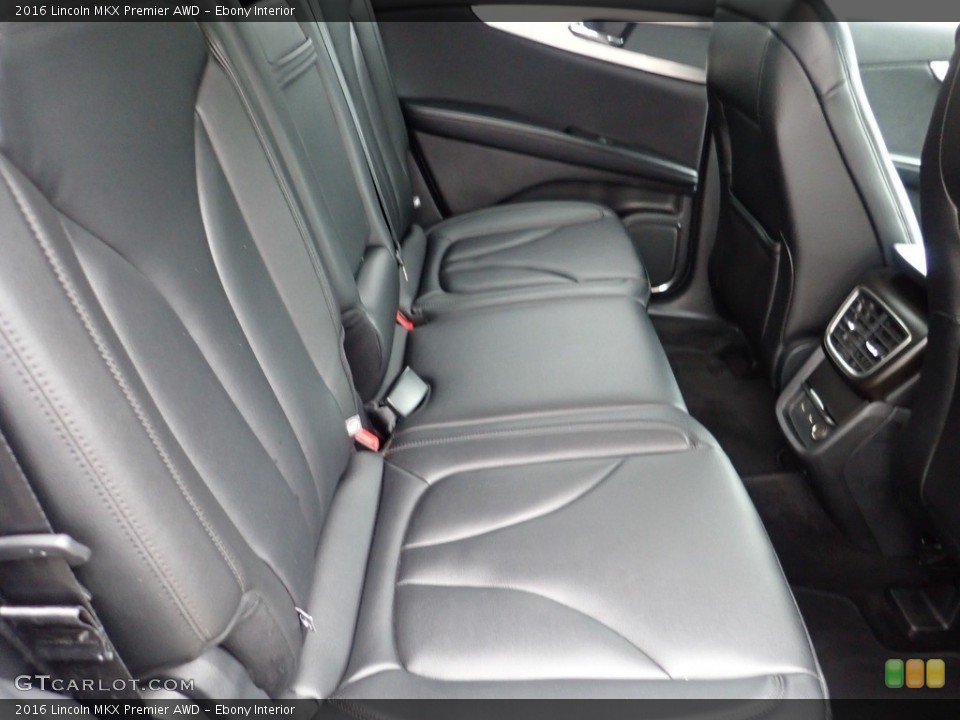 Ebony Interior Rear Seat for the 2016 Lincoln MKX Premier AWD #144630113
