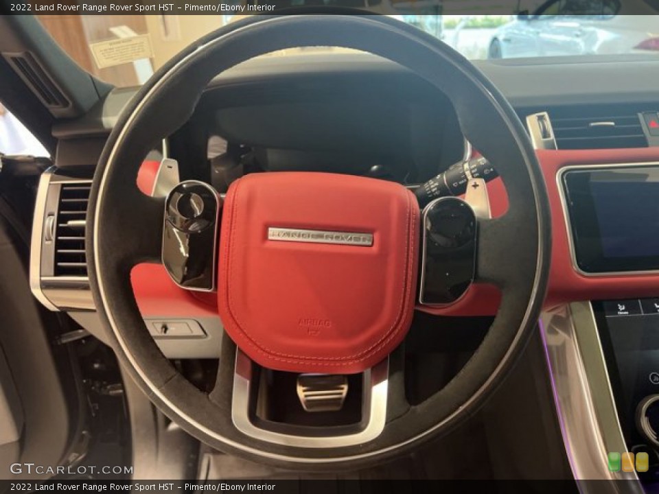 Pimento/Ebony Interior Steering Wheel for the 2022 Land Rover Range Rover Sport HST #144630152
