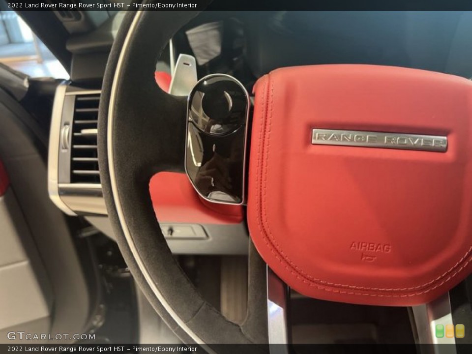 Pimento/Ebony Interior Steering Wheel for the 2022 Land Rover Range Rover Sport HST #144630161