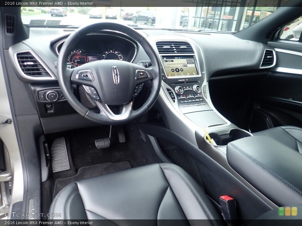 Ebony Interior Photo for the 2016 Lincoln MKX Premier AWD #144630185