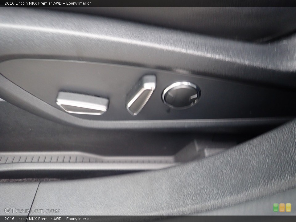 Ebony Interior Front Seat for the 2016 Lincoln MKX Premier AWD #144630215