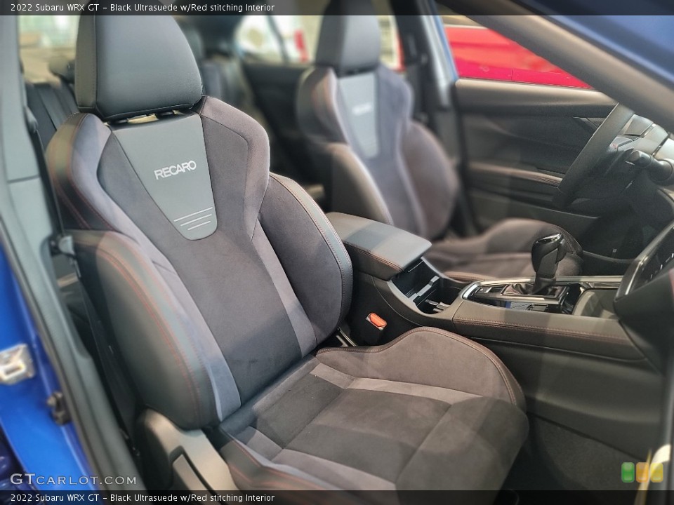Black Ultrasuede w/Red stitching Interior Photo for the 2022 Subaru WRX GT #144630818