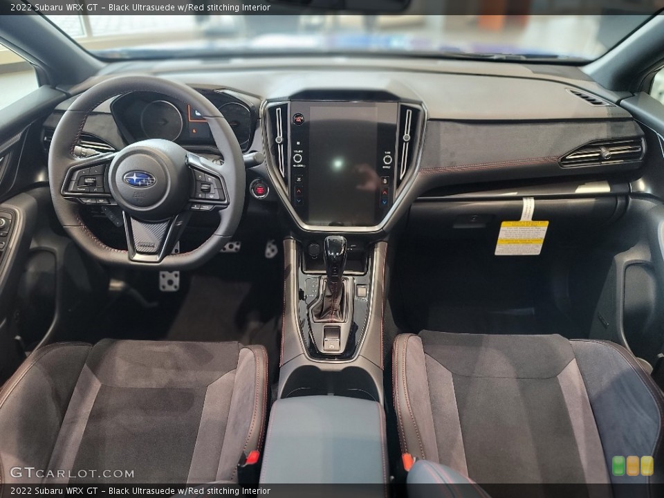 Black Ultrasuede w/Red stitching Interior Dashboard for the 2022 Subaru WRX GT #144630869