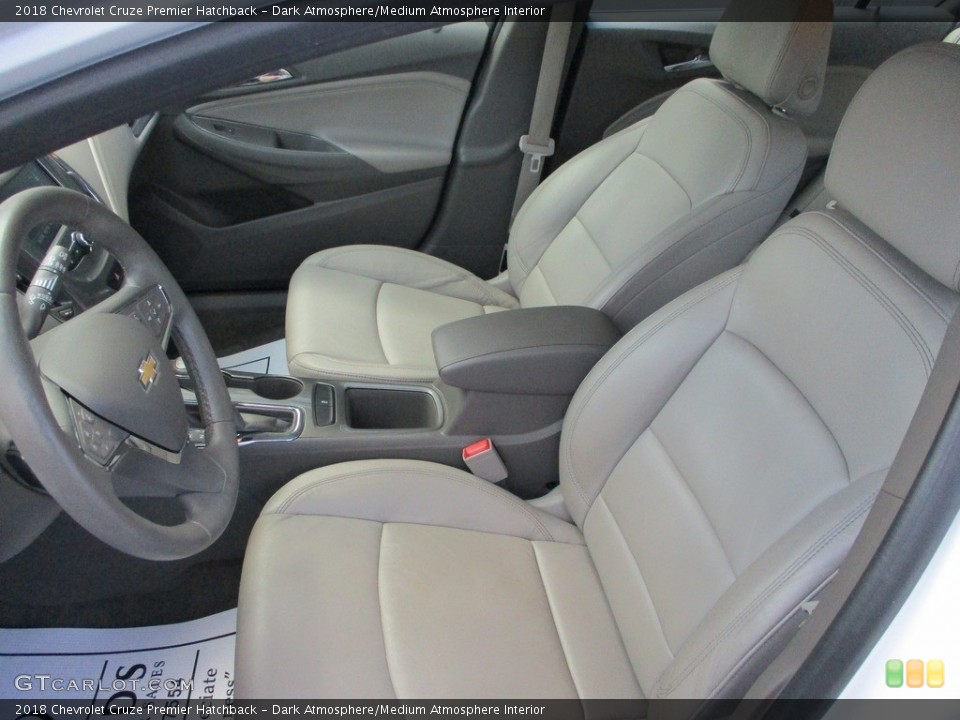 Dark Atmosphere/Medium Atmosphere Interior Front Seat for the 2018 Chevrolet Cruze Premier Hatchback #144631133