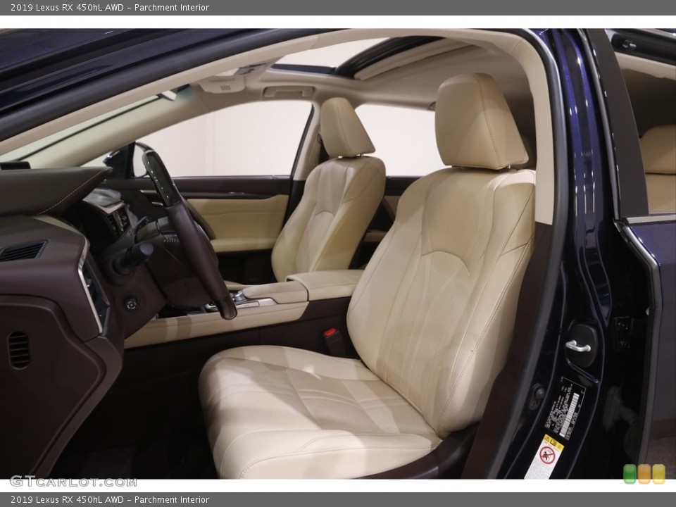 Parchment Interior Front Seat for the 2019 Lexus RX 450hL AWD #144631556