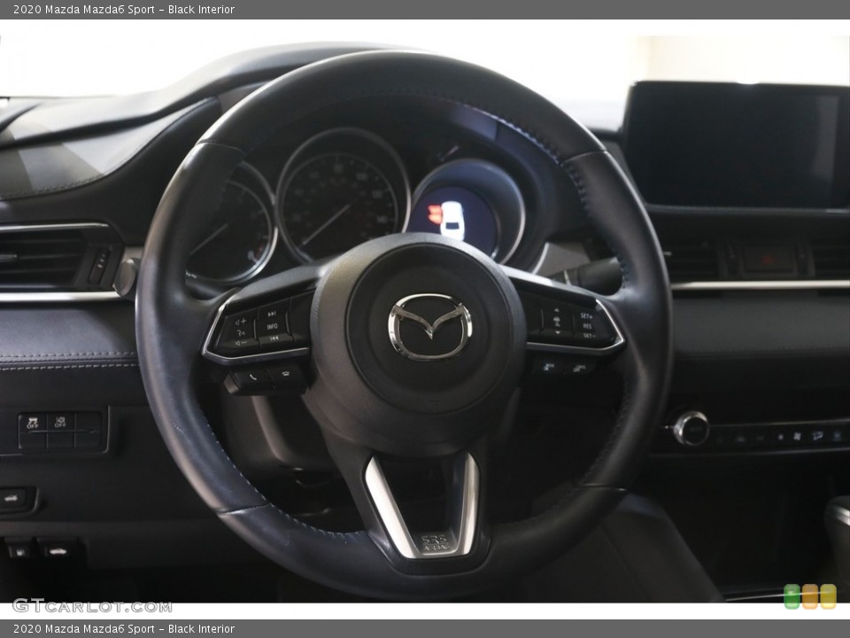 Black Interior Steering Wheel for the 2020 Mazda Mazda6 Sport #144639183