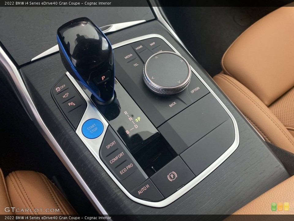 Cognac Interior Transmission for the 2022 BMW i4 Series eDrive40 Gran Coupe #144639219