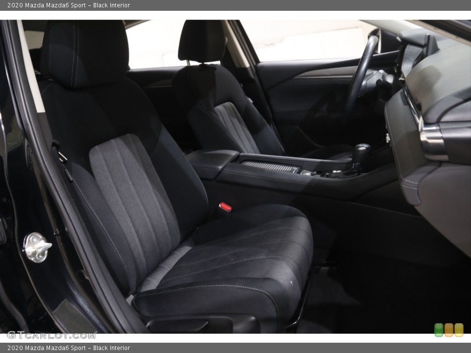 Black Interior Front Seat for the 2020 Mazda Mazda6 Sport #144639288