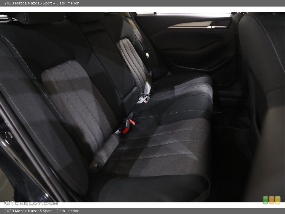 Black Interior Rear Seat for the 2020 Mazda Mazda6 Sport #144639304