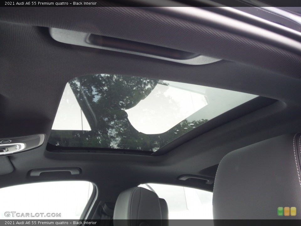 Black Interior Sunroof for the 2021 Audi A6 55 Premium quattro #144639840