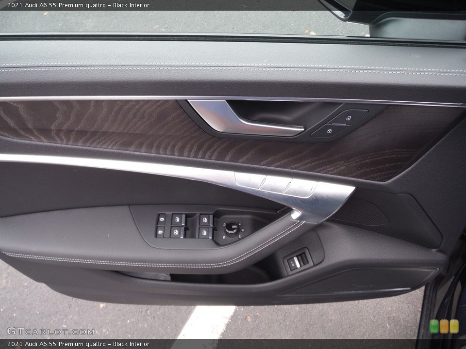 Black Interior Door Panel for the 2021 Audi A6 55 Premium quattro #144639855